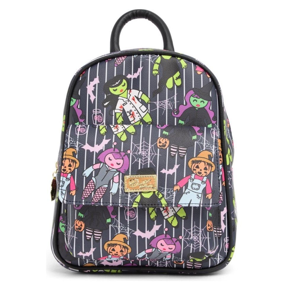 LUV BETSEY BY BETSEY JOHNSON Mid Size Backpack
Bag, Spooky Dolls, Halloween, NWT - Picture 1 of 16